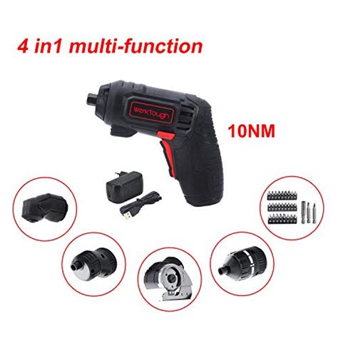 Werktough Multi Tools Cordless Screwdriver 4v Drill Driver Torque