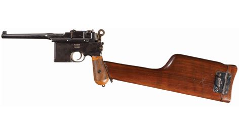 Von Lengerke And Detmold Mauser Model 1896 Flatside Broomhandle Rock
