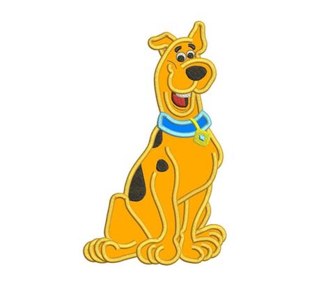 Scooby Doo Applique Design 3 Sizes Instant Download Etsy
