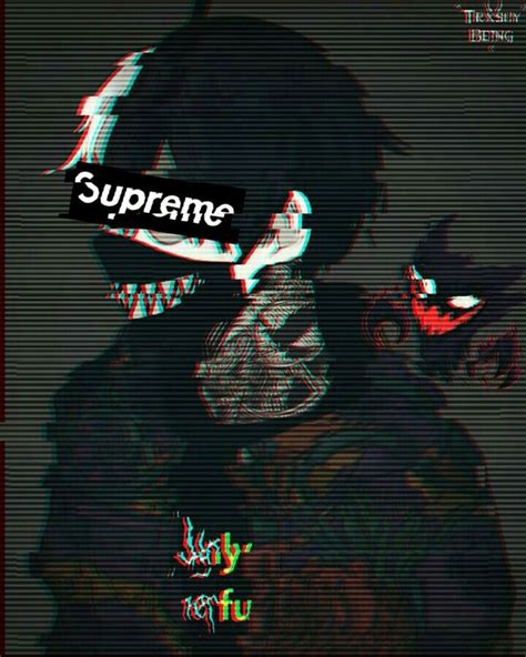 Looking for the best supreme wallpaper? #freetoedit#anime #supreme #edgy #remixit em 2020
