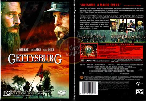 Gettysburg Dvd Tom Berenger Jeff Daniels Martin Sheen New Us Civil War