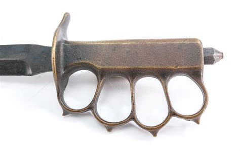 Wwi Us 1918 Knuckle Duster Trench Knife Online Gun Auction