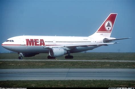 Airbus A310 203 Middle East Airlines Mea Aviation Photo 0747327