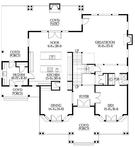 Craftsman Style House Plan 4 Beds 4 Baths 4057 Sqft Plan 132 475