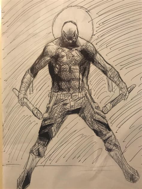 Decided To Draw Daredevil Again Rdaredevil