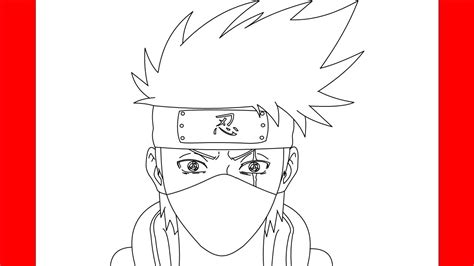 How To Draw Kakashi Double Mangekyou Sharingan From Naruto Step By Step Drawing Youtube
