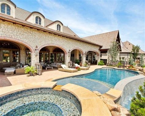 French Country Home Ideas For Your References Awesome Swimming Pool