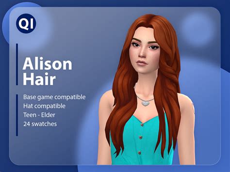 The Sims Resource Alison Hair The Sims Sims 4 Mm Sims 4 Hair Male