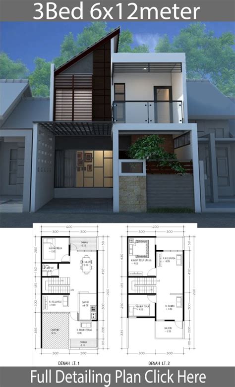 Minimalist Home Design On Land Of 6m X 12m Home Ideas