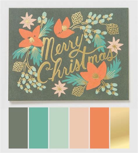 Beautiful Christmas Color Palette Christmas Color Palette Christmas