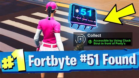 Fortnite Fortbyte 51 Location Accessible By Using Cluck