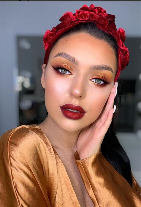 36 Classic Red Lips Makeup Looks To Wear On Valentines Day Lilyart Red Lips Makeup Look