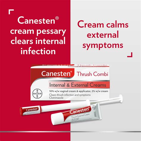 Canesten Thrush Combi Internal And External Creams Canesten