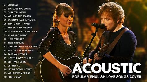 Acoustic 2022 The Best Acoustic Covers Of Popular Songs 2022 English Love Songs Cover ♥