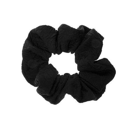 Black Oversized Scrunchie Claires Us