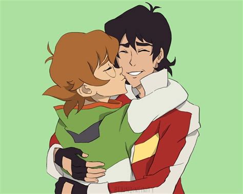 Pidge Kisses Keith On The Cheek From Voltron Legendary Defender Form