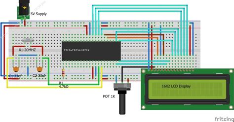 Pic16f877a Interfacing Lcd With Pic Microcontroller
