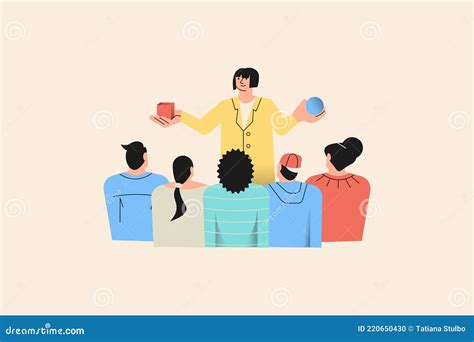 Marketing Strategy And Research Focus Group Discussion Stock Vector