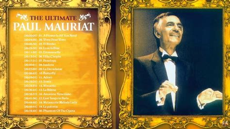 Las Mejores Canciones De Paul Mauriat Paul Mauriat Greatest Hits