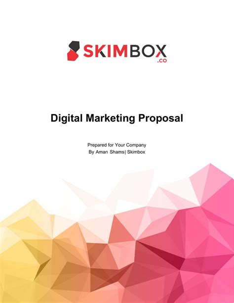 Marketing proposals are important when convincing key stakeholders of your ideas. 12+ Marketing Campaign Proposal Examples - PDF, Word ...