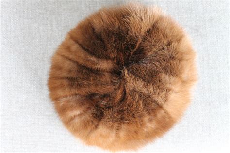 Vintage Pastel Mink Fur Hat Winter Designed By Lora Brown Vintage