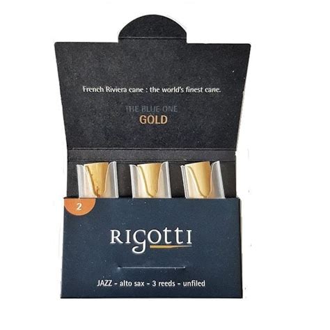 Rigotti Gold Jazz Trio Pack Reed For Alto Sax Dr Toot