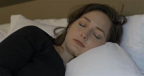 Woman Slowly Falls Asleep Stock Footage Sbv Storyblocks