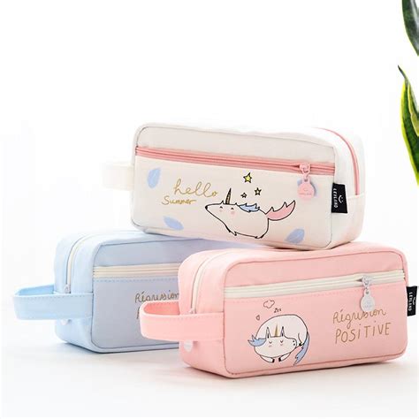 Lovely Twins Yuna And Mika Pink Pencil Storage Case Levels Crux