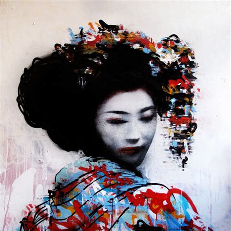 Hush Geisha Kumi Contemporary Japanese Art