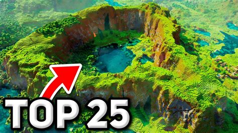 Top 25 Best New Seeds For Building In Minecraft 120 Bedrock And Java