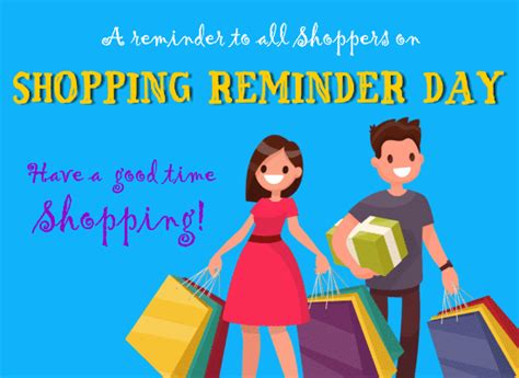 10 Shopping Reminder Day Images Pictures Photos