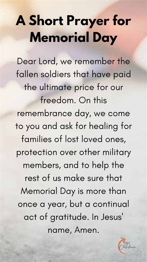 7 Biblical Memorial Day Prayers 2023 Pray With Confidence