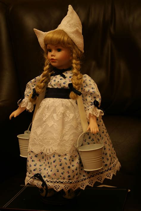 Re Dressed Porcelain Doll Little Dutch Girl Porcelain Dolls Dutch