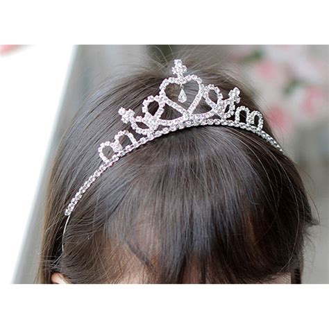 Girls White Prom Party Crown Tiara T67 Uk