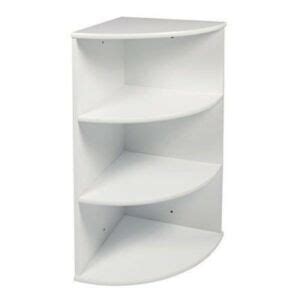 Wood shelves with towel bar. White Corner Bathroom Shelves Storage Unit Tiers Wall ...