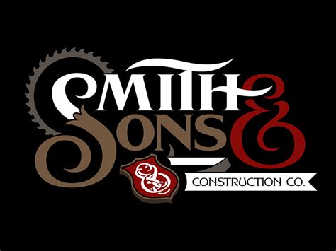 Heres The Final Logo For The Smith And Sons Project I Posted My Rough