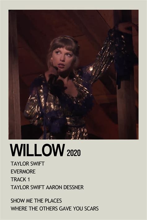 Stunning Willow Polaroid Poster