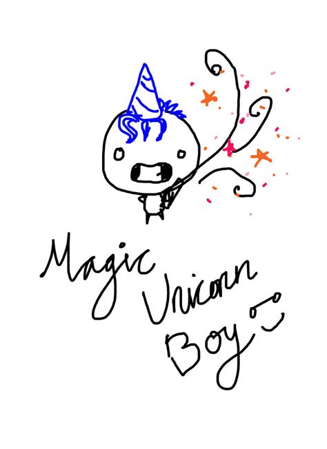 Magic Unicorn Boy By Littlemissanimated On Deviantart