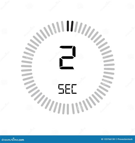 the 5 seconds icon digital timer clock and watch timer count cartoon vector cartoondealer