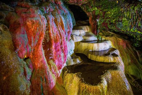 Stunning Photos Reveal Inside Rainbow Colored Cave In Britain Thought