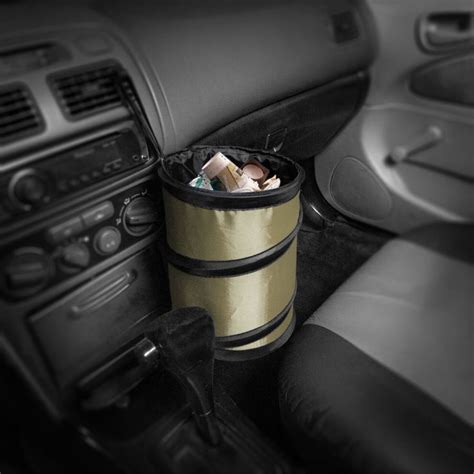A Portable Collapsible And Waterproof Car Trashcan Because On Long