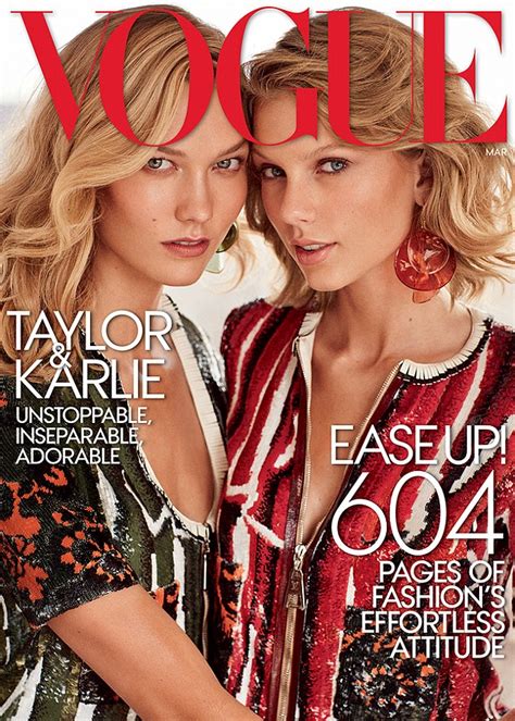 Taylor Swift And Best Friend Karlie Kloss Cover Vogue Daily Mail Online