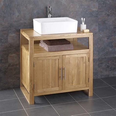 Clickbasin Solid Oak Bathroom Vanity Cabinet With India Ubuy