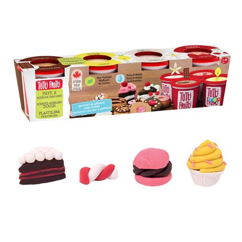 Tutti Frutti Cake Scents 4 Pack Tutti Frutti Scented Modeling Dough