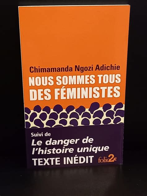 Nous Sommes Tous Des Féministes Suivi De Le Danger De Lhistoire Unique Awani Store