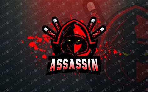 Assassin Mascot Logo For Sale Ninja Mascot Logo Premade Logos