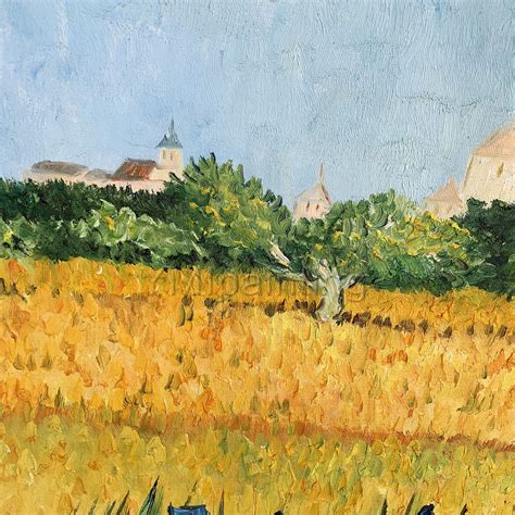 Vincent Van Gogh Oil Painting Iris Farm Oil Yellow Paintings Etsy