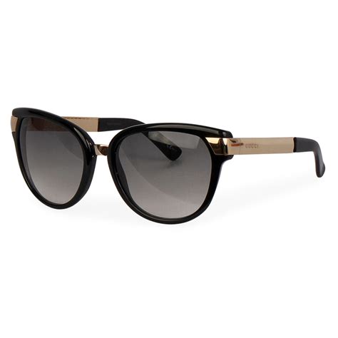 Gucci Sunglasses Gg Anwyr Black Gold Luxity