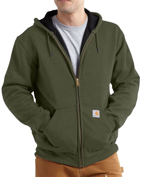 Carhartt Rutland Thermal Lined Hooded Zip Front Sweatshirt Mens