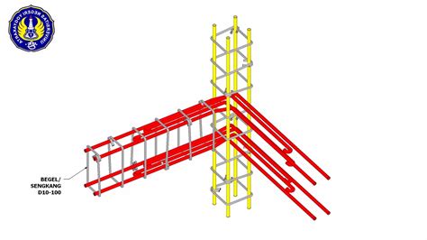 Video Animasi Sambungan Tulangan Kolom Balok Sudut Youtube